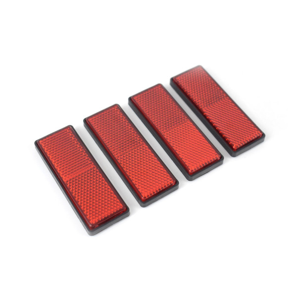 Pyramid Plastics Pyramid stick on red reflectors